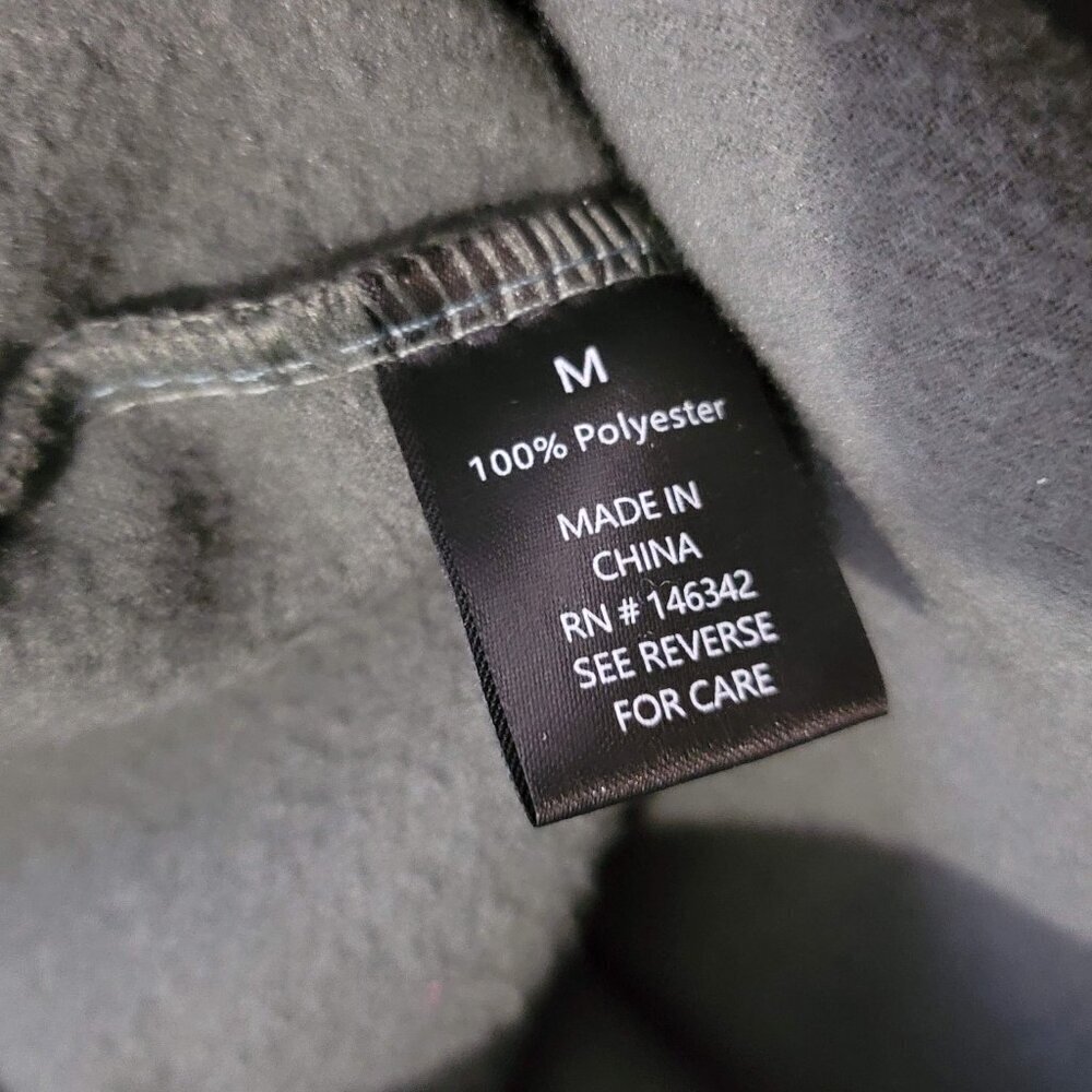 Members Only Corduroy Pullover Hoodie Heavy Sage Green Men's Medium M Like New - Picture 5 of 7